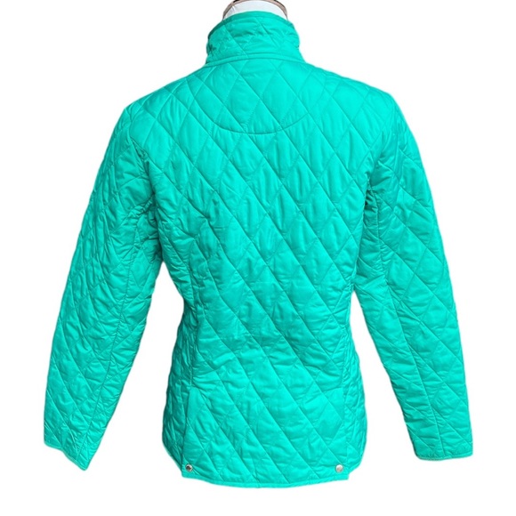 Lands End Lightweight Quilted Jacket Turquoise Size XSmall - Picture 2 of 6